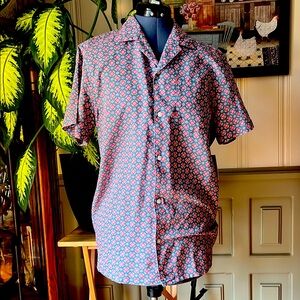 Men's Patterned Short Sleeve Shirt